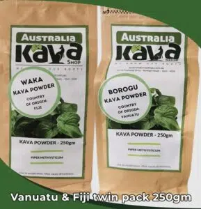 Buy Kava Australia - Vanuatu and Fiji Twin pack - 250gm