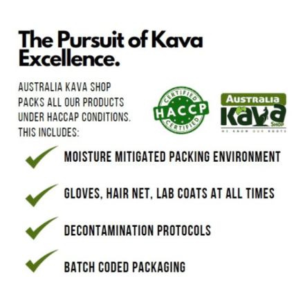 HACCAP CERTIFIED KAVA - Australia Kava Shop