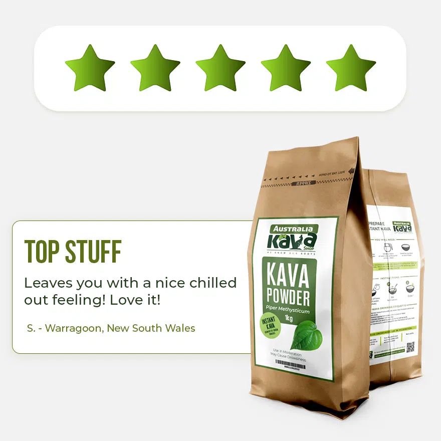 Kava 5 star feedback