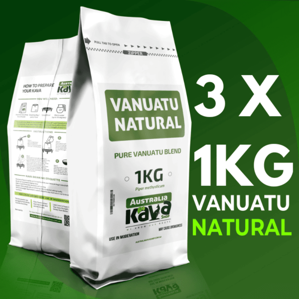 Vanuatu Natural 3 x 1kg - Australia Kava Shop
