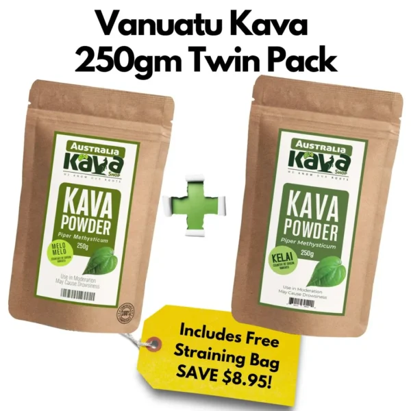 Vanuatu Kava 250gm Twin Pack